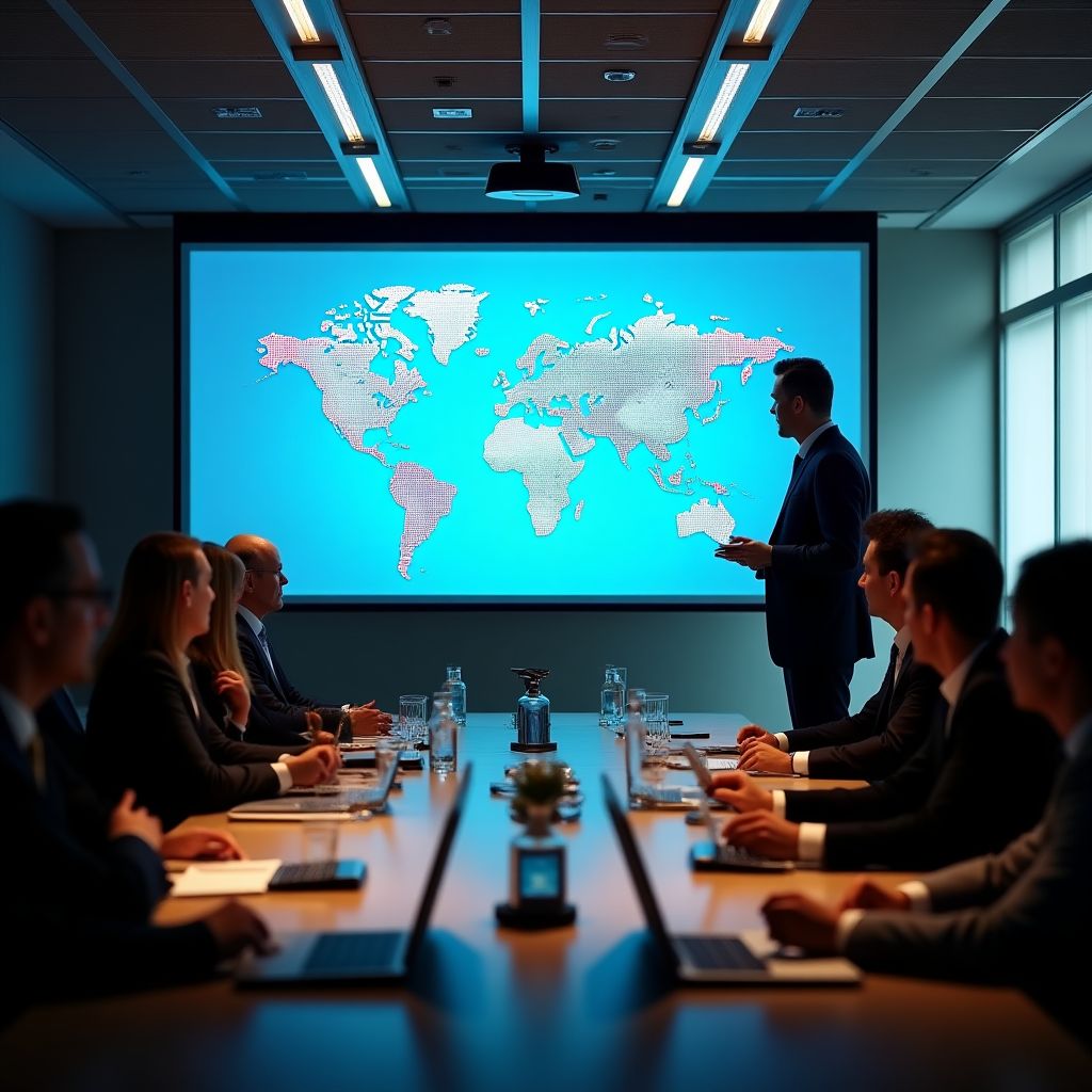 Presentación a clientes corporativos