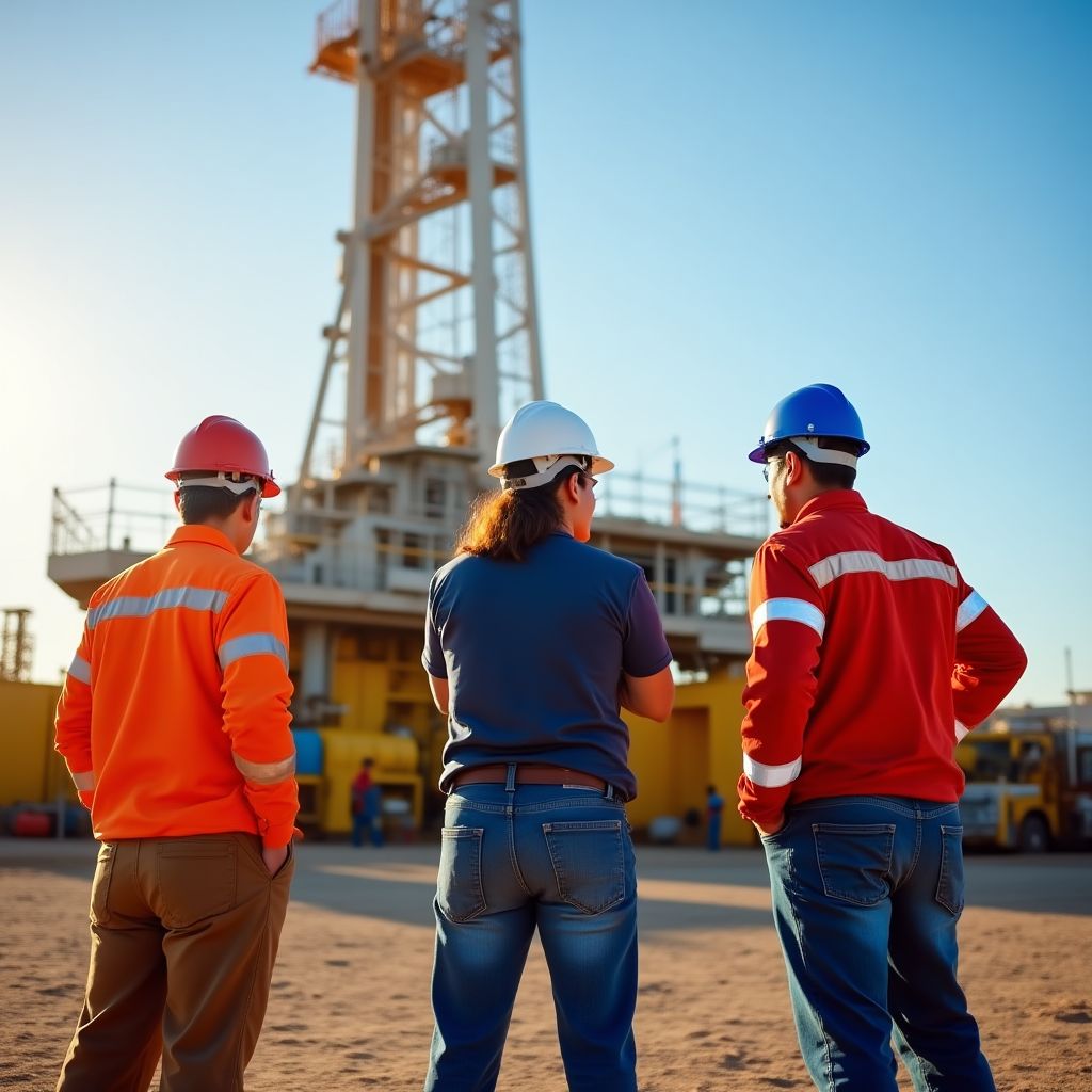 Visita técnica a yacimiento petrolero